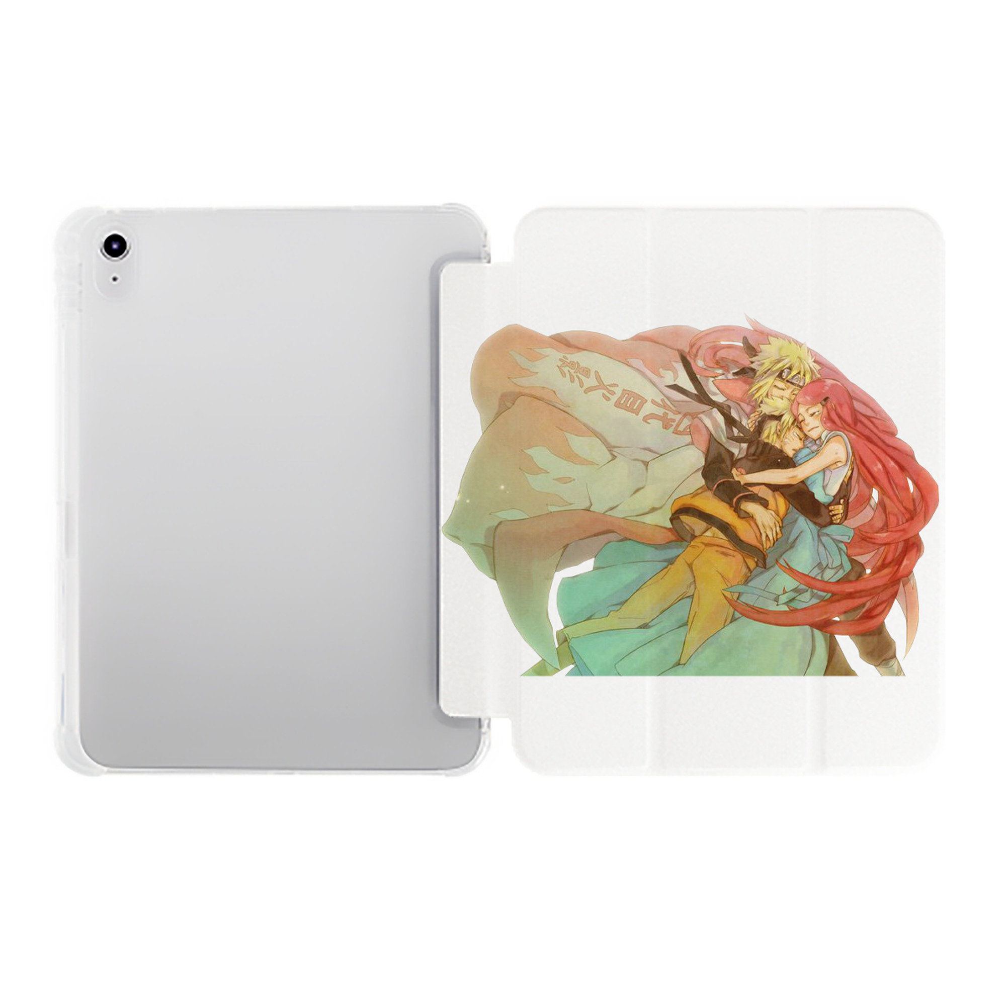 （画像用） NARUTO -ナルト- うずまき ナルト Uzumaki Naruto IPad ケース ペン収納付き 三つ折りスタンド PUレザー×シリコン 対応機種9.5/10.5/10.9インチ
